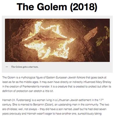 The Golem (2018)